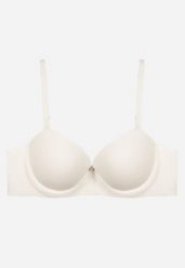 Biały Klasyczny Biustonosz o Gładkim Wykończeniu Taniarephis. Białe biustonosze Born2be, bez wzorów. Za 39.99 zł.