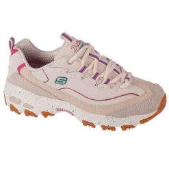 Buty sportowe Sneakersy damskie Skechers D'Lites - Bold Views. Brązowe obuwie sportowe casual damskie Skechers, z materiału, trekkingowe, Skechers Sport. Za 289.99 zł.