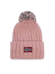 Napapijri Czapka Semiury NP0A4GKC Różowy jasny. Czerwone czapki damskie Napapijri, na zimę, bez wzorów. Za 219.99 zł.