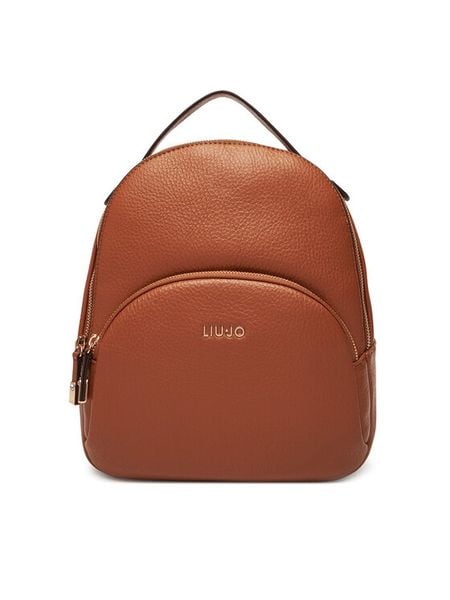 Liu Jo Plecak Ecs M Backpack AF5157 E0027 Brązowy. Brązowe plecaki Liu Jo, bez wzorów, ze skóry. Za 379.99 zł.