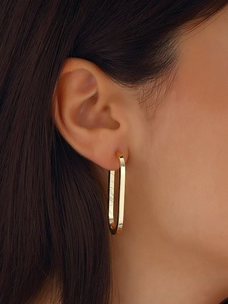 Nakkash Pozłacane kolczyki-wkrętki rozmiar: onesize. Żółte kolczyki damskie Nakkash, pozłacane. Za 87.40 zł.