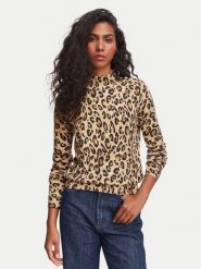 Marella Sweter Fanello 2623366384200 Beżowy Regular Fit. Brązowe swetry klasyczne damskie Marella, s, z wełny, bez kołnierzyka. Za 994.99 zł.