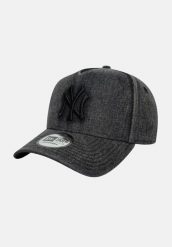 Czapka New Era 60771822 unisex. Czarne czapki damskie New Era, bez wzorów, z materiału. Za 148.45 zł.