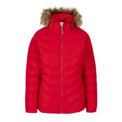 Kurtka Damska Nadina Wodoodporna. Brązowe kurtki damskie Trespass, m, bez wzorów, z puchu, bez kaptura. Za 224.99 zł.