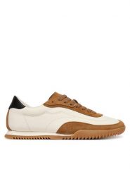 BOSS Sneakersy Carlynn 50552462 Beżowy. Brązowe obuwie sportowe damskie Boss, ze skóry, bez zapięcia. Za 949.99 zł.