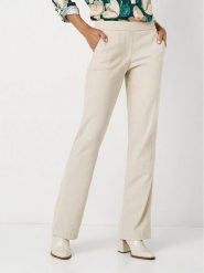 Toni Spodnie w kolorze kremowym rozmiar: 36. Brązowe spodnie materiałowe damskie Toni, bez wzorów, z materiału. Za 152.99 zł.