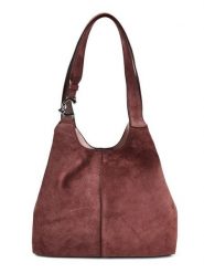 Coccinelle Torebka The Coccinelle C-Easy E1 THE 11 02 01 Bordowy. Czerwone shopper bag Coccinelle, ze skóry, bez dodatków. Za 1,299.00 zł.