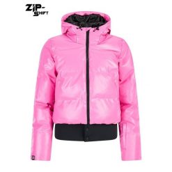 Damska kurtka puchowa Protest Effect. Czerwone kurtki sportowe damskie Protest, na zimę, bez wzorów, z puchu, bez kaptura. W wyprzedaży za 741.00 zł.