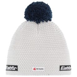 Czapka dla dorosłych Jamie Pompon MÜ RL SKA. Brązowe czapki damskie Eisbär, na zimę, bez wzorów, z poliakrylu. Za 243.99 zł.