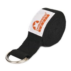Pasek do jogi Majestic Sport YOGA czarny. Czarne paski damskie MAJESTIC SPORT, bez wzorów. Za 24.99 zł.