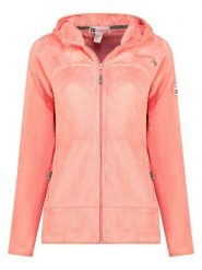 ANAPURNA Kurtka polarowa "Uternel" w kolorze łososiowym rozmiar: L. Pomarańczowe kurtki damskie ANAPURNA, l, bez wzorów, z polaru, bez kaptura. Za 82.99 zł.