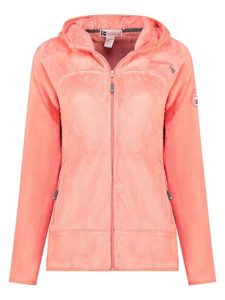 ANAPURNA Kurtka polarowa "Uternel" w kolorze łososiowym rozmiar: L. Pomarańczowe kurtki damskie ANAPURNA, l, bez wzorów, z polaru, bez kaptura. Za 82.99 zł.