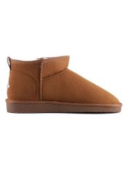 ISLAND BOOT Botki zimowe "Miley" w kolorze jasnobrązowym rozmiar: 38. Brązowe botki damskie Island Boot, na zimę, z materiału, bez obcasa, bez zapięcia. Za 181.33 zł.