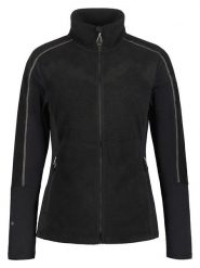 Icepeak Kurtka polarowa "Fairway" w kolorze czarnym rozmiar: L. Czarne kurtki damskie Icepeak, l, bez wzorów, z materiału, bez kaptura. Za 186.63 zł.