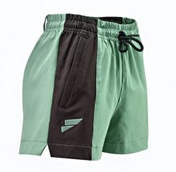 Spodenki boulderingowe dla kobiet. Czarne spodenki sportowe damskie FELSENFEST, na lato, l, bez wzorów, z materiału, wspinaczkowe. Za 219.99 zł.