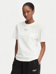 Reebok T-Shirt Nikolina RK25708CCW Kremowy Regular Fit. Białe t-shirty damskie Reebok, xs, bez wzorów, z bawełny, bez kołnierzyka. Za 79.99 zł.