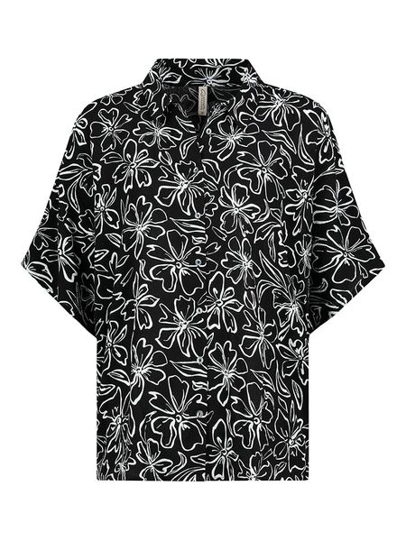 Eight2Nine Bluzka w kolorze czarno-białym rozmiar: M. Czarne bluzki damskie Eight2Nine, m, bez wzorów, z wiskozy, bez kołnierzyka, bez ramiączek. Za 41.88 zł.