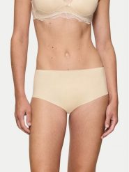 Triumph Figi klasyczne z wysokim stanem Pretty 10222227 Beżowy. Brązowe figi Triumph, bez wzorów, z syntetyku. Za 45.00 zł.