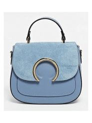 Victor & Hugo Paris Skórzana torebka "Mina" w kolorze błękitnym - 24 x 19 x 10,5 cm rozmiar: onesize. Niebieskie torebki klasyczne damskie Victor & Hugo Paris, z materiału, przez ramię, bez dodatków. Za 304.99 zł.