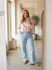Jeansy wide leg Plus size - niebieski. Niebieskie jeansy damskie Sinsay, plus size. Za 79.99 zł.