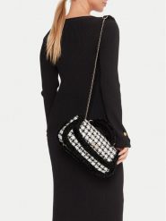 Guess Torebka Cristi HWQT81 39210 Czarny. Czarne torebki klasyczne damskie Guess, z materiału, bez dodatków. Za 379.99 zł.