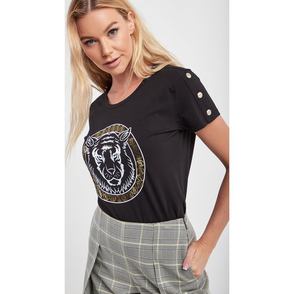 T-shirt LIU JO. T-shirty damskie Liu Jo, xs, bez wzorów, bez kołnierzyka. W wyprzedaży za 213.57 zł.