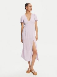 Billabong Sukienka letnia Jet Set EBJWD00134 Fioletowy Regular Fit. Fioletowe sukienki damskie Billabong, bez wzorów, z wiskozy, bez ramiączek. Za 249.99 zł.