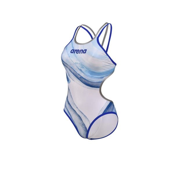 Strój kąpielowy damski jednoczęściowy kostium na basen Arena One Dreams. Białe stroje jednoczęściowe Arena, bez wzorów. Za 189.99 zł.