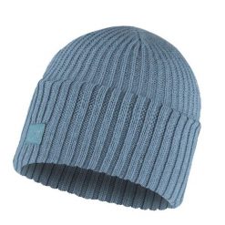 Czapka zimowa Knitted Rutger. Niebieskie czapki damskie Buff, na zimę, bez wzorów. W wyprzedaży za 99.30 zł.