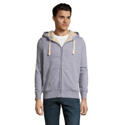 Kurtka Dla Dorosłych Unisex Sherpa Zapinana Na Zamek Błyskawiczny. Szare kurtki damskie SOL'S, m, bez wzorów, bez kaptura. Za 264.99 zł.