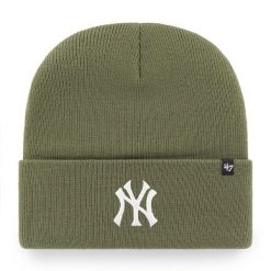 Czapka New York Yankees 47Brand MLB Haymaker. Zielone czapki damskie 47 Brand, na zimę, bez wzorów, z materiału. Za 154.50 zł.