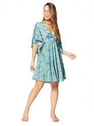 Aller Simplement Sukienka w kolorze błękitnym rozmiar: 34/36. Niebieskie sukienki damskie Aller Simplement, bez wzorów, klasyczne, bez ramiączek. Za 56.99 zł.