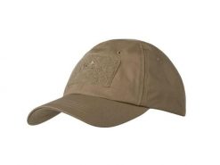 Czapka baseballowa z daszkiem. Czarne czapki z daszkiem damskie HELIKON-TEX, z aplikacjami, z bawełny. Za 81.99 zł.