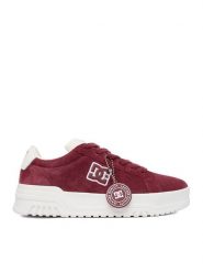 DC Shoes Sneakersy CEO-WP40-24302 Bordowy. Czerwone obuwie sportowe damskie DC Shoes, ze skóry, bez zapięcia. Za 219.99 zł.