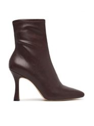 Aldo Botki Ranabelila 14118379 Brązowy. Brązowe botki damskie ALDO, ze skóry, bez obcasa, na szpilce, bez zapięcia. Za 469.99 zł.