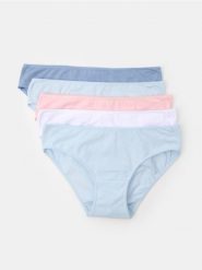 Majtki figi 5 pack - wielobarwny. Figi Sinsay, bez wzorów. Za 22.99 zł.