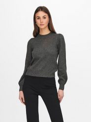 JDY Sweter w kolorze szarym rozmiar: XS. Szare swetry klasyczne damskie JDY, xs, ze splotem, bez kołnierzyka. Za 43.88 zł.