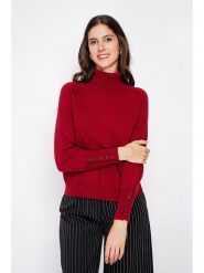 William de Faye Golf w kolorze bordowym rozmiar: 40. Czerwone golfy damskie William de Faye, bez wzorów, bez ramiączek. Za 113.99 zł.