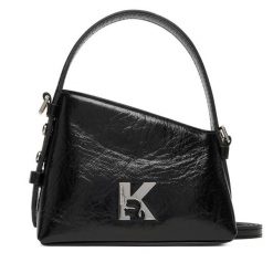 Torebka Karl Lagerfeld Jeans. Czarne torebki klasyczne damskie Karl Lagerfeld Jeans, z jeansu, bez dodatków. Za 639.99 zł.