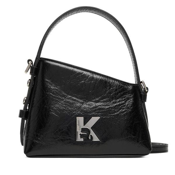 Torebka Karl Lagerfeld Jeans. Czarne torebki klasyczne damskie Karl Lagerfeld Jeans, z jeansu, bez dodatków. Za 639.99 zł.