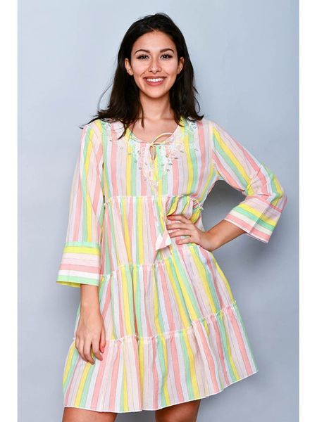 H.H.G. Sukienka ze wzorem rozmiar: M. Sukienki damskie H.H.G., bez wzorów, z bawełny, bez ramiączek. Za 32.75 zł.