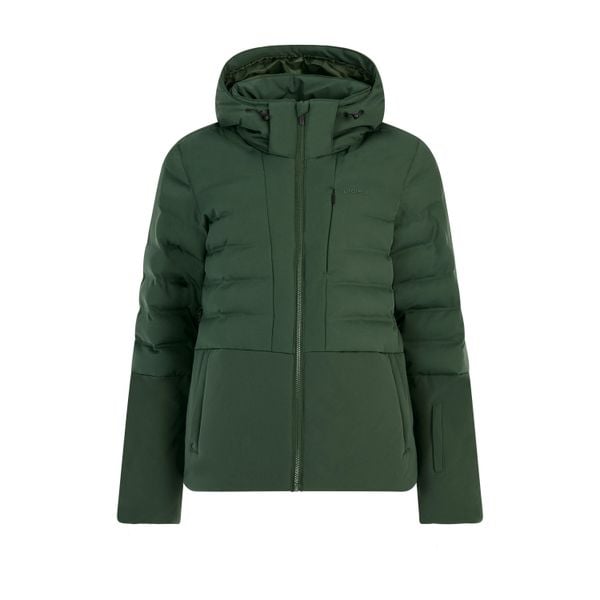 Damska kurtka narciarska Protest Hazely. Zielone kurtki damskie Protest, na zimę, bez wzorów, bez kaptura. Za 921.50 zł.