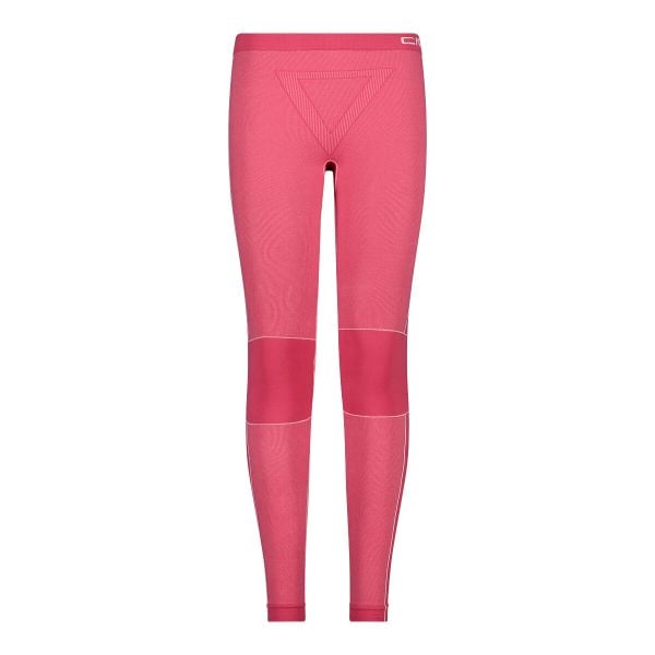 Damskie legginsy CMP. Czerwone legginsy damskie CMP, l, bez wzorów, z materiału. Za 109.99 zł.
