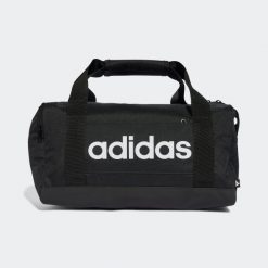 Torba sportowa Linear Duffel 12,5 l. Torby sportowe Adidas, bez wzorów, z materiału. Za 99.99 zł.