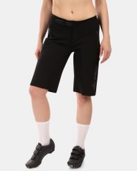 Damskie spodenki rowerowe Kilpi HIXON-W 2w1 do kolarstwa górskiego. Czarne spodenki sportowe damskie Kilpi, s, bez wzorów, z materiału, rowerowe. Za 422.05 zł.
