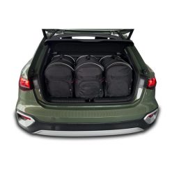 Torby Do Bagażnika Audi A3 Allstreet 2024+ 3Szt Kjust. Czarne torby podróżne KJUST, bez wzorów. Za 1,020.00 zł.