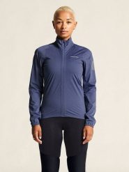 Craft Kurtka kolarska "ADV Endur Hydro" w kolorze granatowym rozmiar: M. Niebieskie kurtki sportowe damskie Craft, m, bez wzorów, z materiału, bez kaptura. Za 169.95 zł.