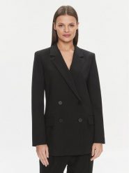 Hugo Marynarka Avani 50482092 Czarny Relaxed Fit. Czarne marynarki i żakiety damskie Hugo, bez wzorów, z syntetyku. Za 849.99 zł.