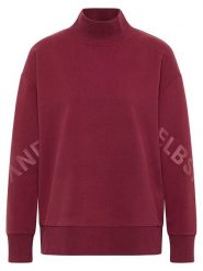 ELBSAND Bluza "Linna" w kolorze bordowym rozmiar: XL. Czerwone bluzy damskie ELBSAND, xl, bez wzorów, bez kaptura. Za 130.99 zł.