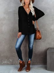 Milan Kiss Kardigan w kolorze czarnym rozmiar: M. Czarne kardigany damskie Milan Kiss, m, bez wzorów. Za 166.49 zł.